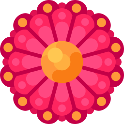 Asian flowers icon