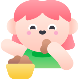 간식을 먹는 사람들 icon