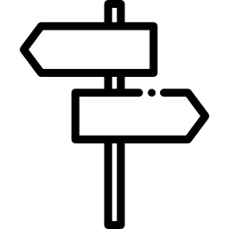 poste de sinalização Ícone