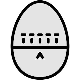 temporizador de huevos icono