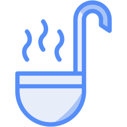 Soup ladle icon