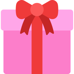 caja de regalo icono