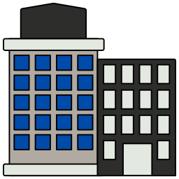 commercieel gebouw icoon