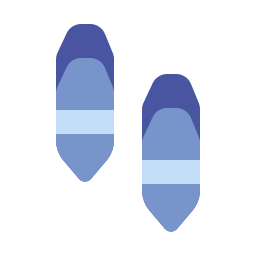 Snow shoes icon