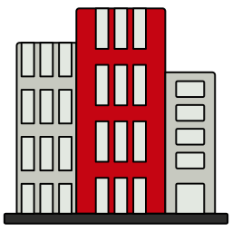 edifici della città icona