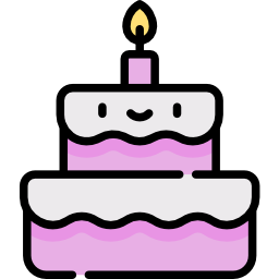 Birthday cake icon