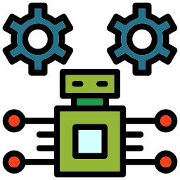 robotachtige procesautomatisering icoon