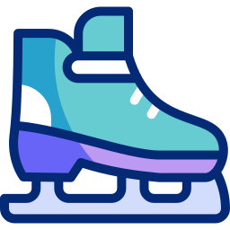 patines de hielo icono
