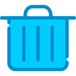 contenedor de basura icono