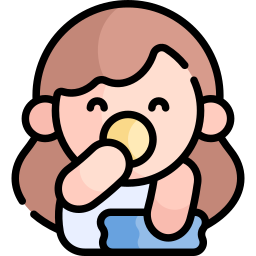 People snacking icon