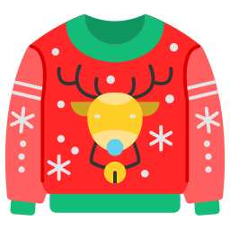 suéter de natal Ícone