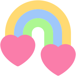 regenboog icoon