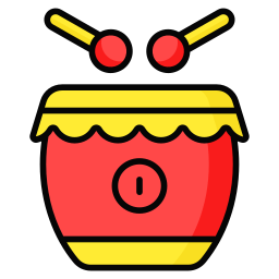 Китайский барабан иконка