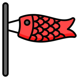물고기 깃발 icon