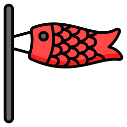 Fish flag icon