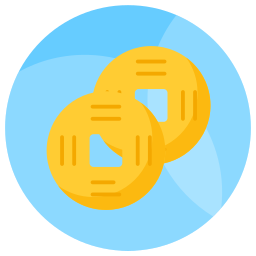 Chinese coins icon