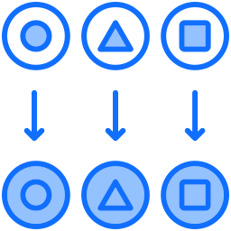 agrupamiento icono