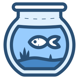 Fish bowl icon
