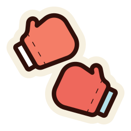 Boxing gloves icon