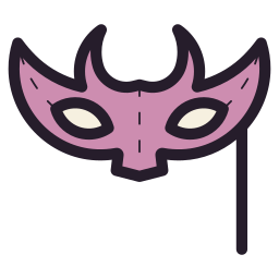 máscara de mascarada icono