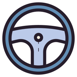 Steering wheel icon