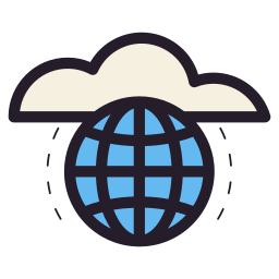 hosting sul cloud icona