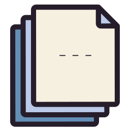 archivos de información icono