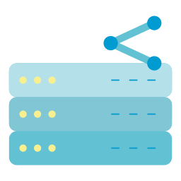 Database sharing icon