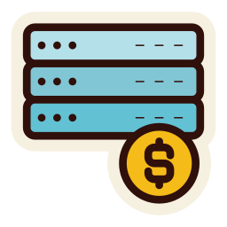 Финансовая база данных иконка