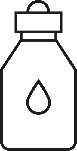 Metal bottle icon