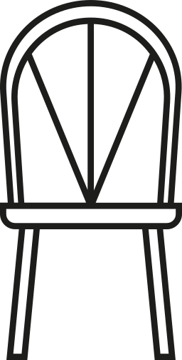 silla de comedor icono
