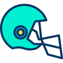 Шлем регби иконка