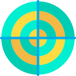 Shooting target icon