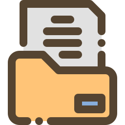 carpeta icono