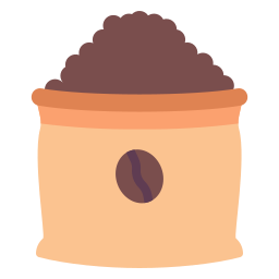saco de cafe icono