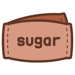 suiker zakje icoon