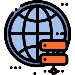 wereldwijde server icoon