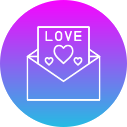 Любовный конверт иконка