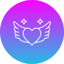 Heart wing icon