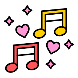 Musical notes icon