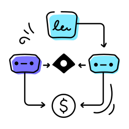 diagrama del proceso icono