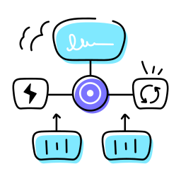 stroomdiagram icoon