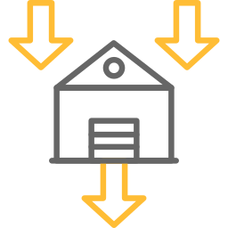 Cross docking icon