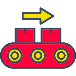 sistema de transporte icono