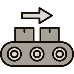 sistema di trasporto icona