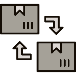 rotacja zapasów ikona