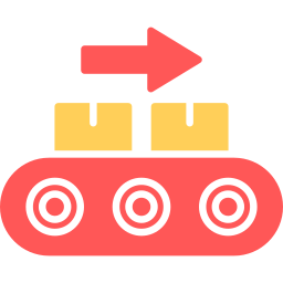 sistema di trasporto icona