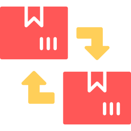 rotatie van de voorraad icoon