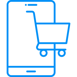 Мобильный шопинг иконка