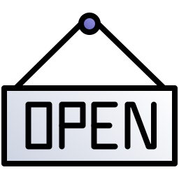 otwarty ikona